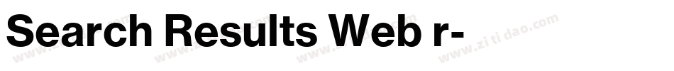 Search Results Web r字体转换
